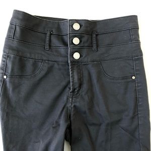 Dark gray skinny jeans, size 4